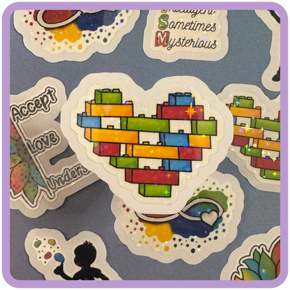 Autism Acceptance Charity Stickers