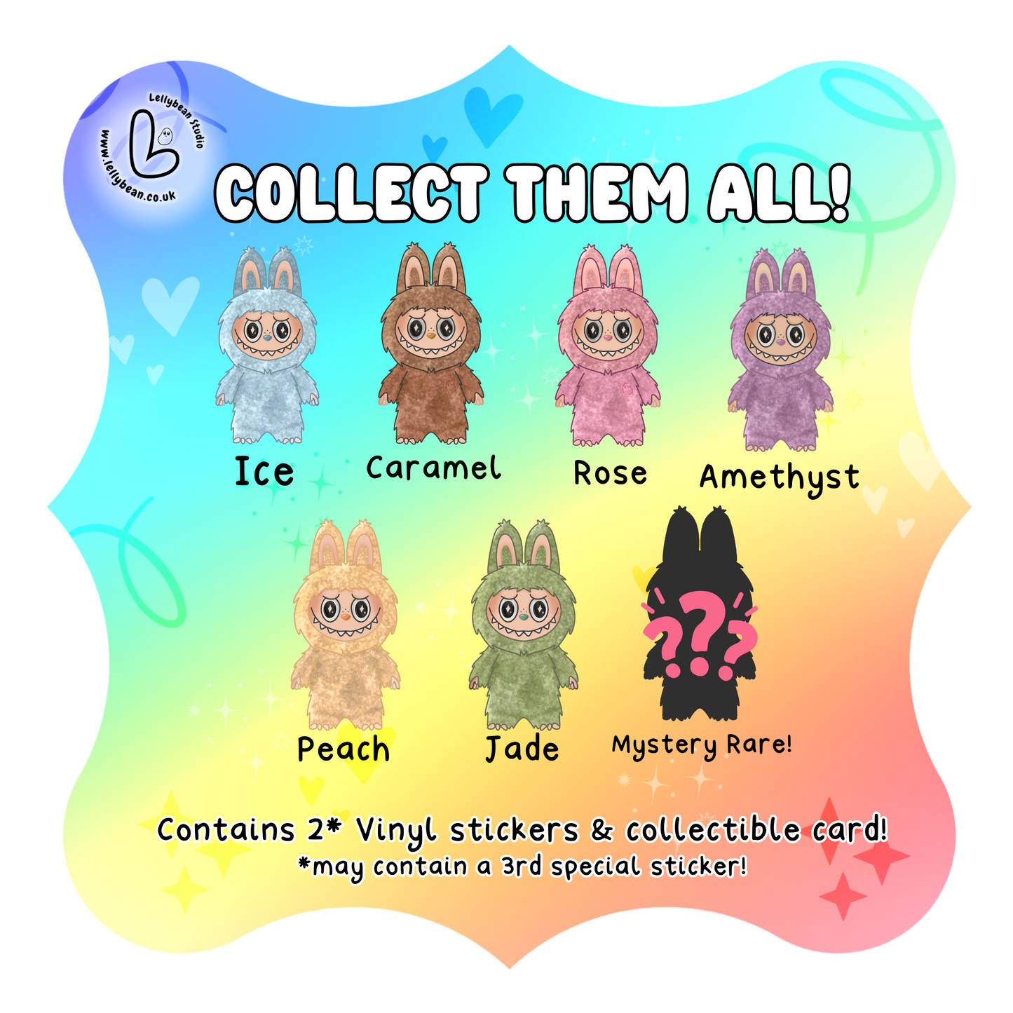 Lelbubu - Mystery Sticker Pack