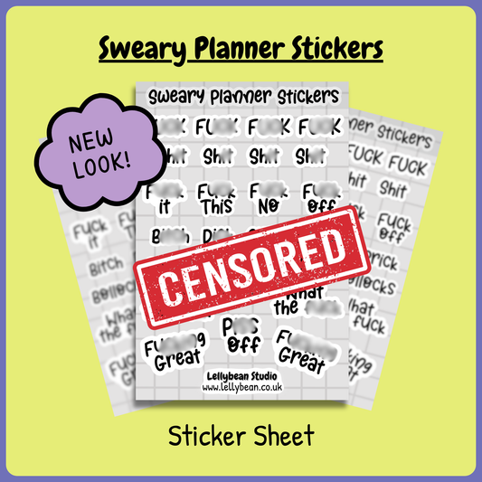 Sweary Planner Stickers