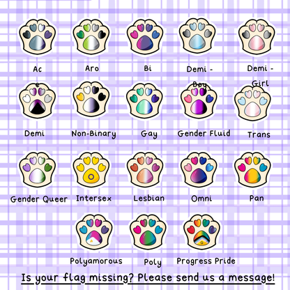 Bean and Toebean (Pride Edition) - Sticker Sheet