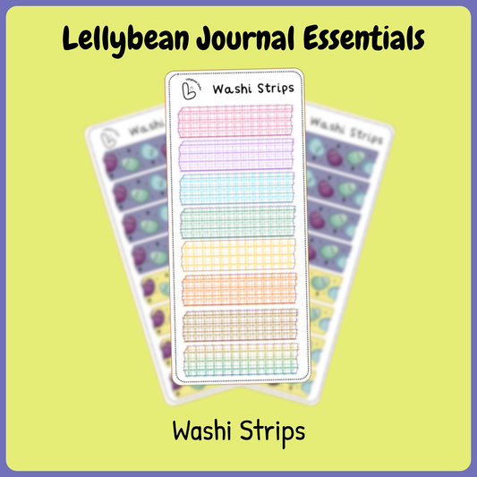 Lellybean Journal Essentials - Washi Strips