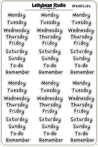 Journal Labels - Foil Washi Sheets