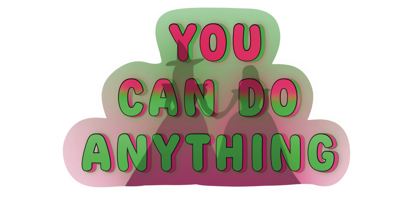 Green Cities And Pink Bubbles - Die Cut Stickers